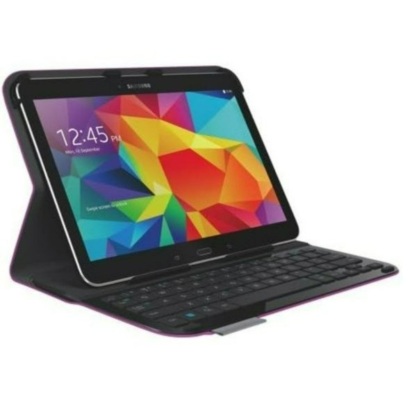 Logitech Ultrathin Keyboard Folio Protective Case Samsung GALAXY Tab4 10.1 S410 - Picture 9 of 9